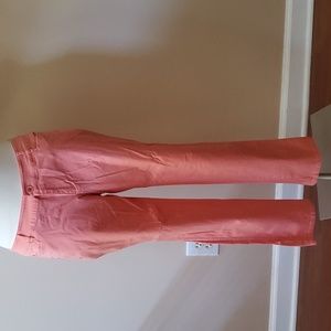 Size 16 peach ankle pants.